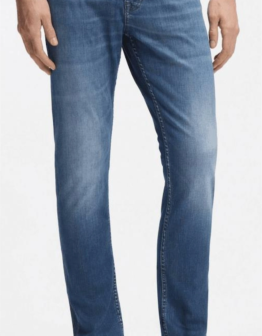 Delaware BO Snooze Slim Fit Mid Blue Jeans