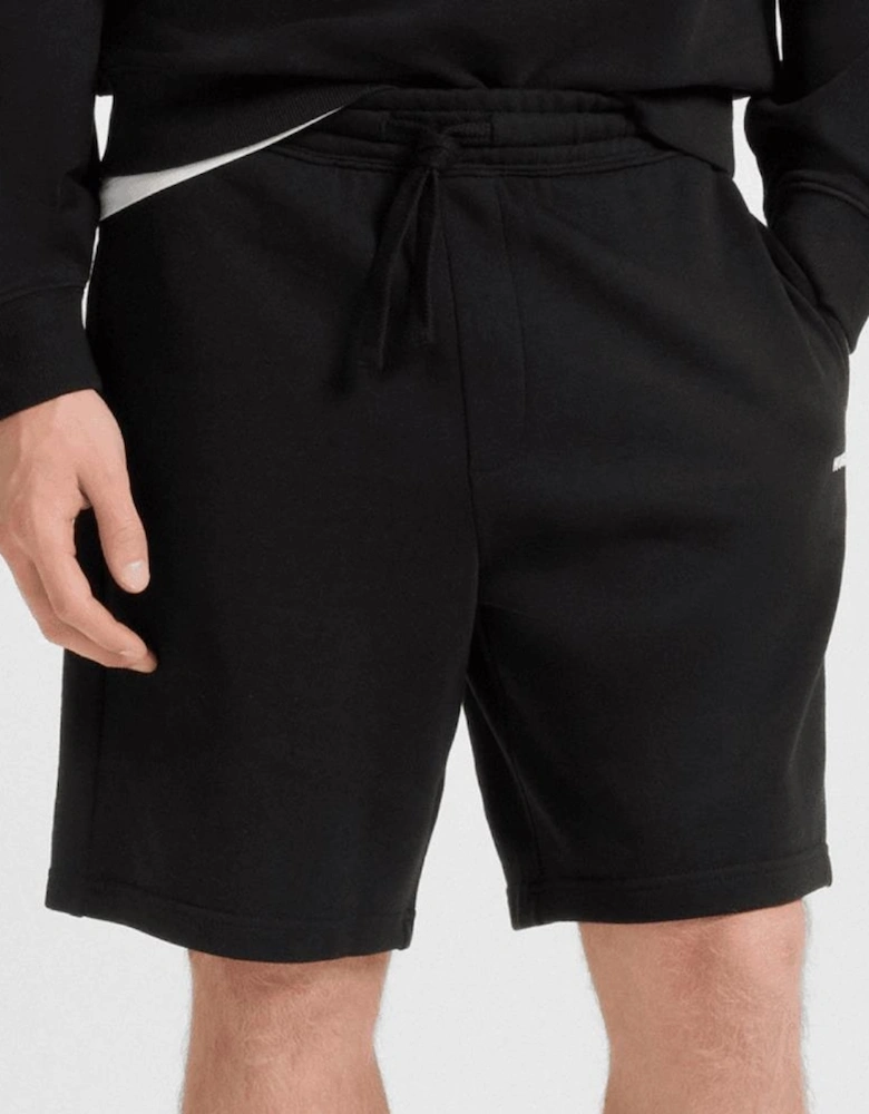 Dayono Cotton Regular Fit Black Shorts