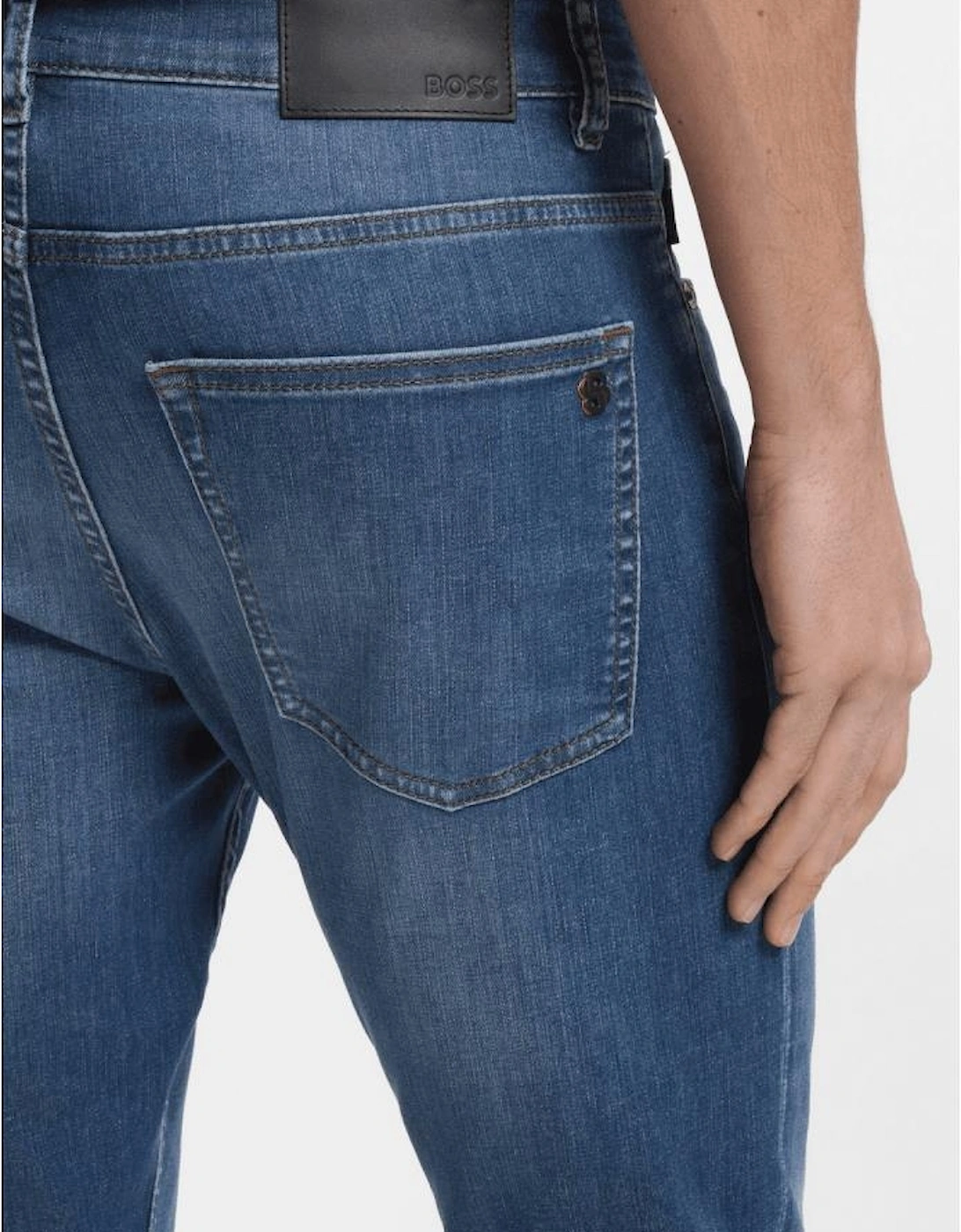 Delaware BO Snooze Slim Fit Mid Blue Jeans