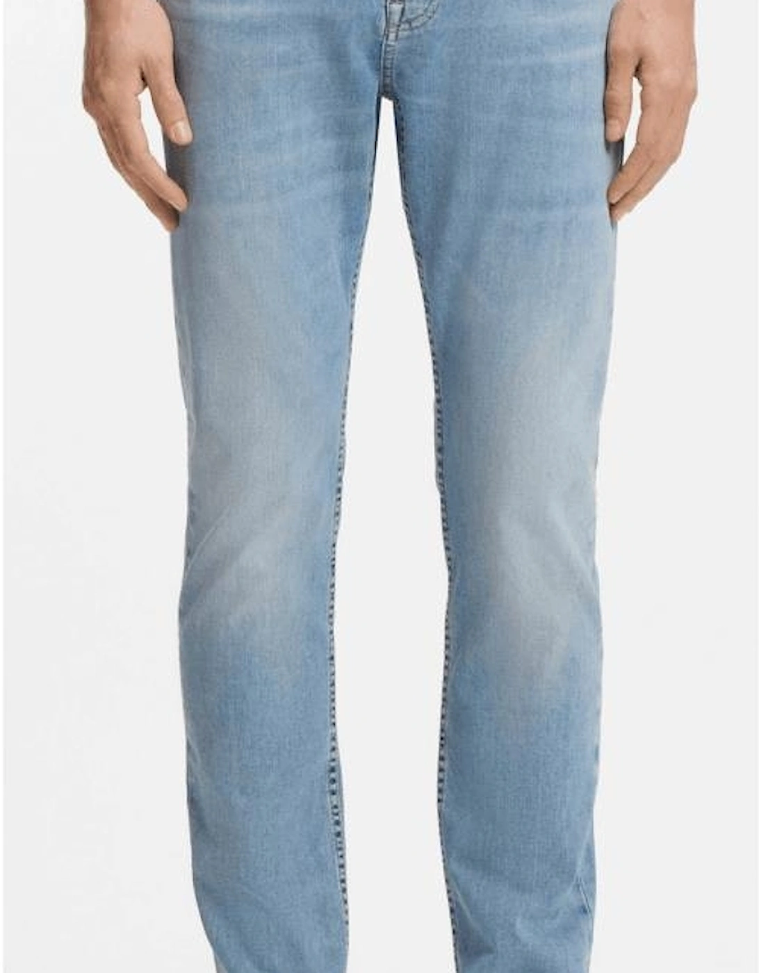 Delaware BO Lightweight Slim Fit Light Wash Blue Jeans