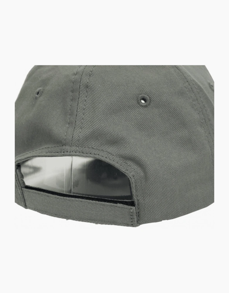 Derrel-PL Cotton Grey/Green Baseball Cap