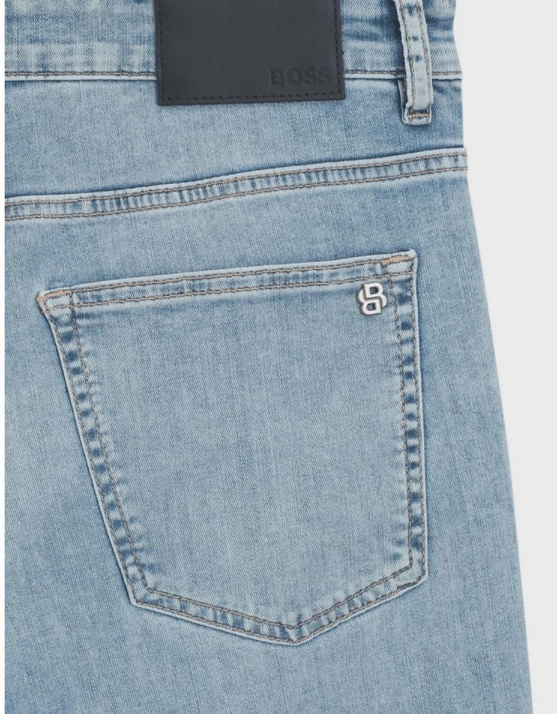 Delaware BO Lightweight Slim Fit Light Wash Blue Jeans