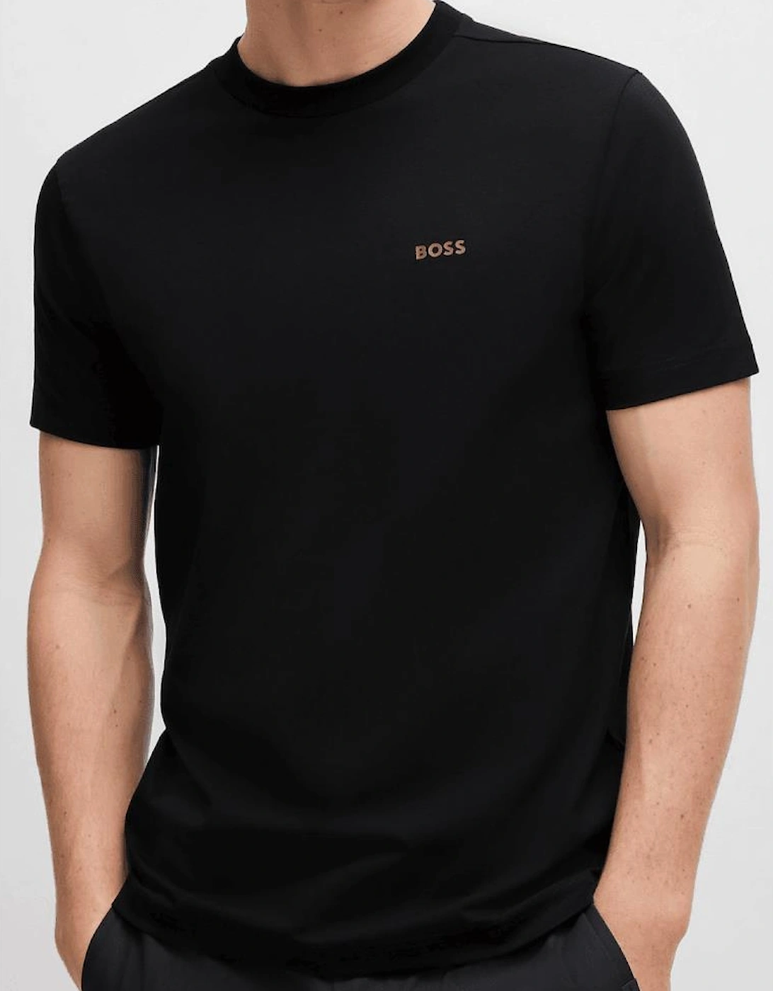 TEE Black/Gold Stretch T-Shirt
