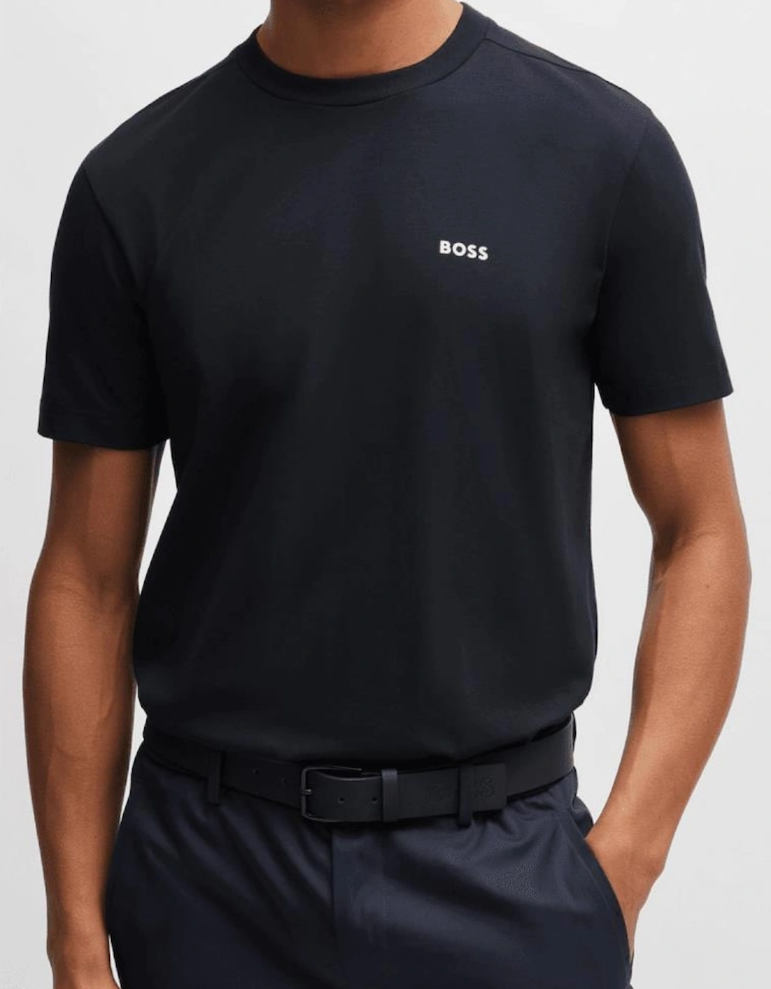 TEE Navy/White Stretch T-Shirt