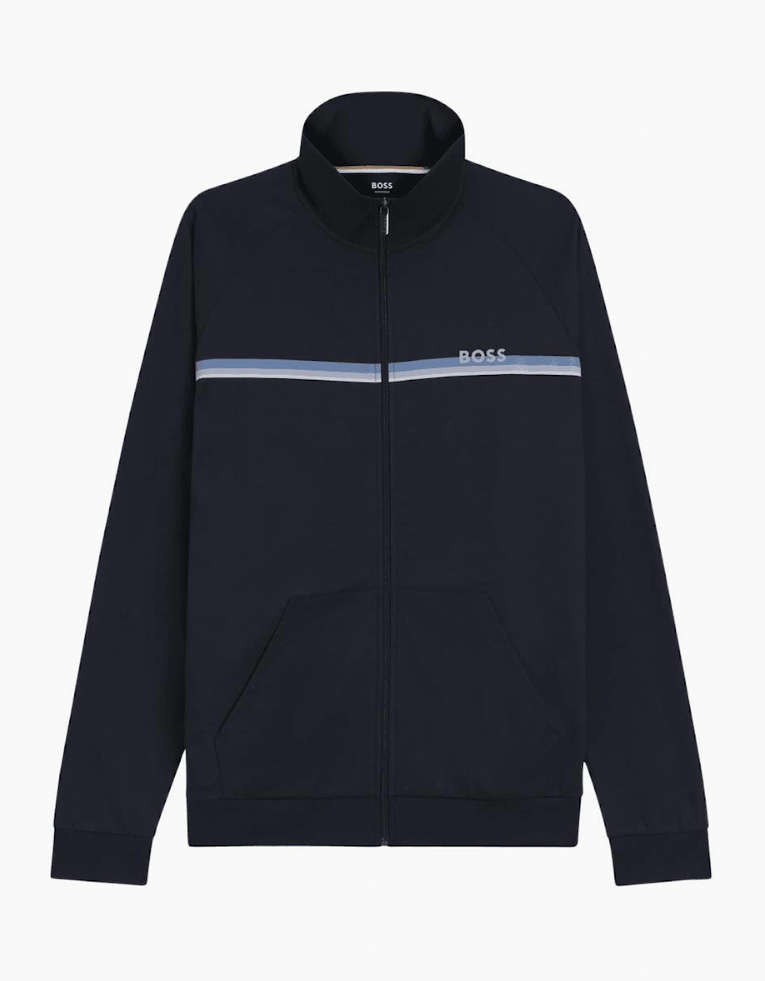 Authentic Cotton Stripe Logo Navy Tracksuit