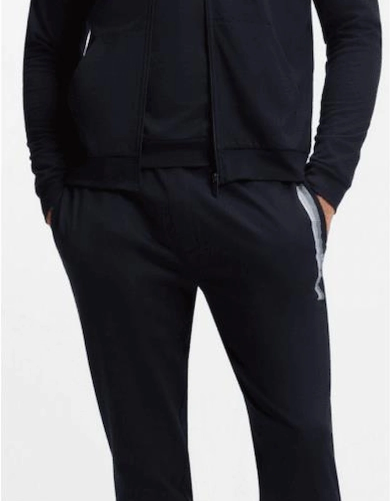 Authentic Cotton Stripe Logo Navy Tracksuit