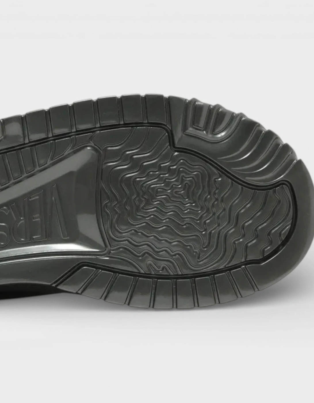 Odissea Leather Low-top Trainers In Gunmetal