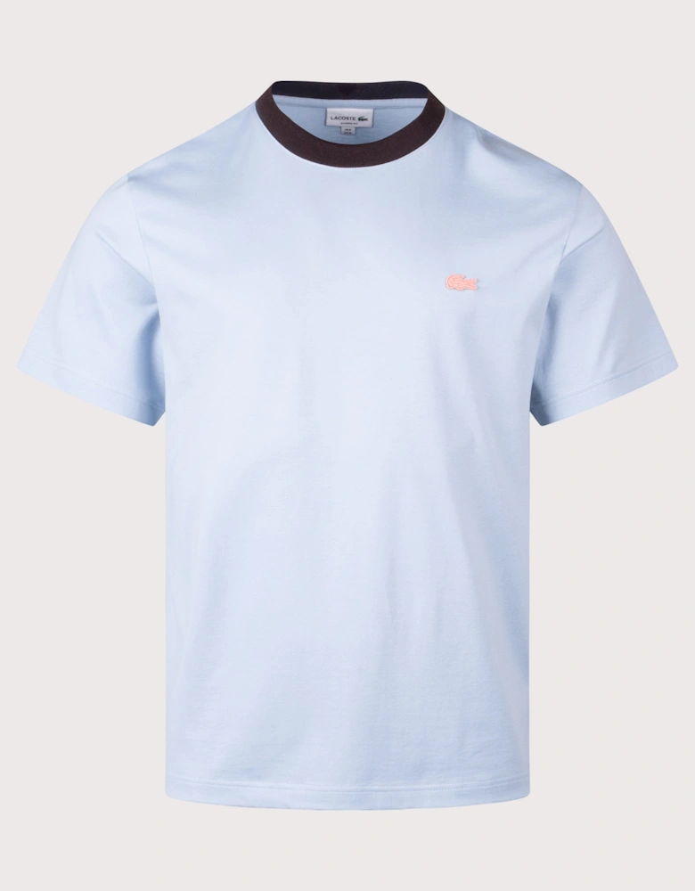 Contrast Collar T-Shirt