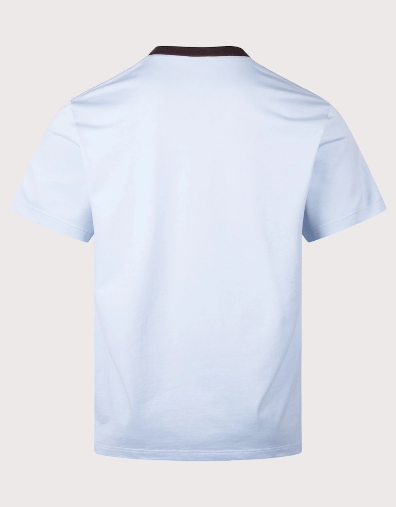 Contrast Collar T-Shirt