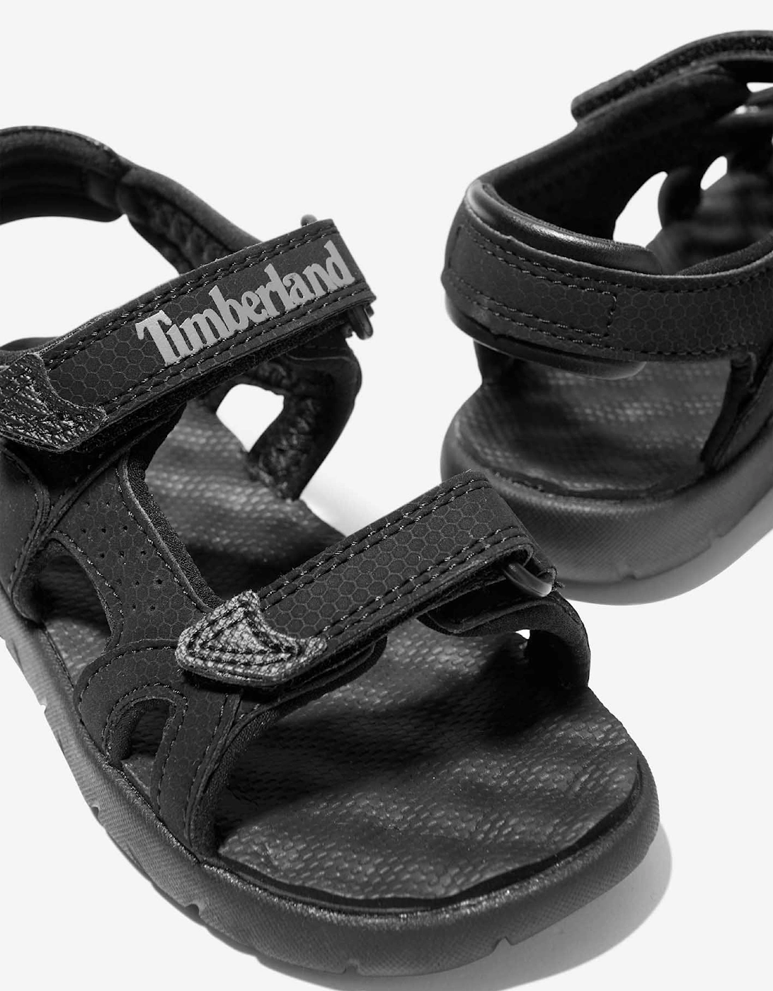 Boys Faux Leather Perkins Row Strap Sandals