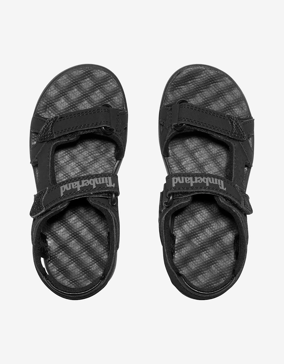 Boys Faux Leather Perkins Row Strap Sandals
