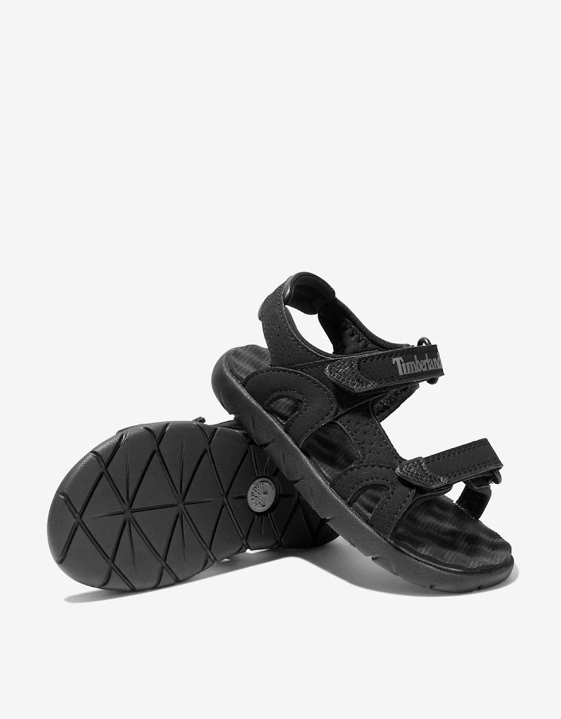 Boys Faux Leather Perkins Row Strap Sandals