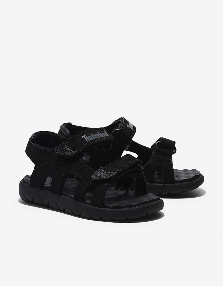 Boys Perkins Row Backstrap Sandals in Black
