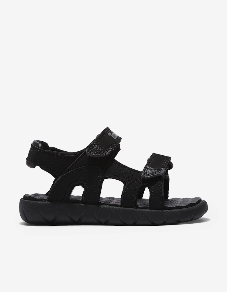 Boys Perkins Row Backstrap Sandals in Black