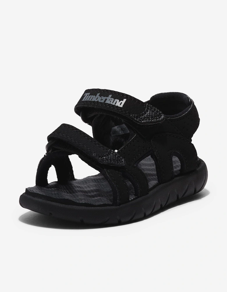 Boys Perkins Row Backstrap Sandals in Black
