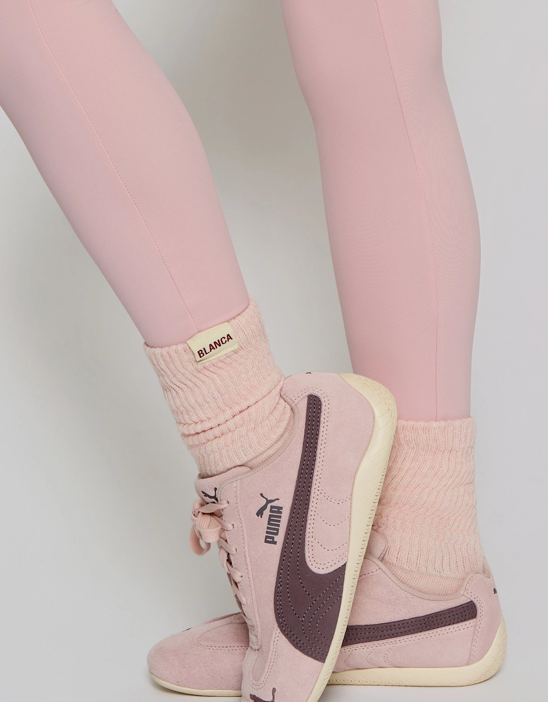 Blanca Sport Girls Logo Socks in Pink