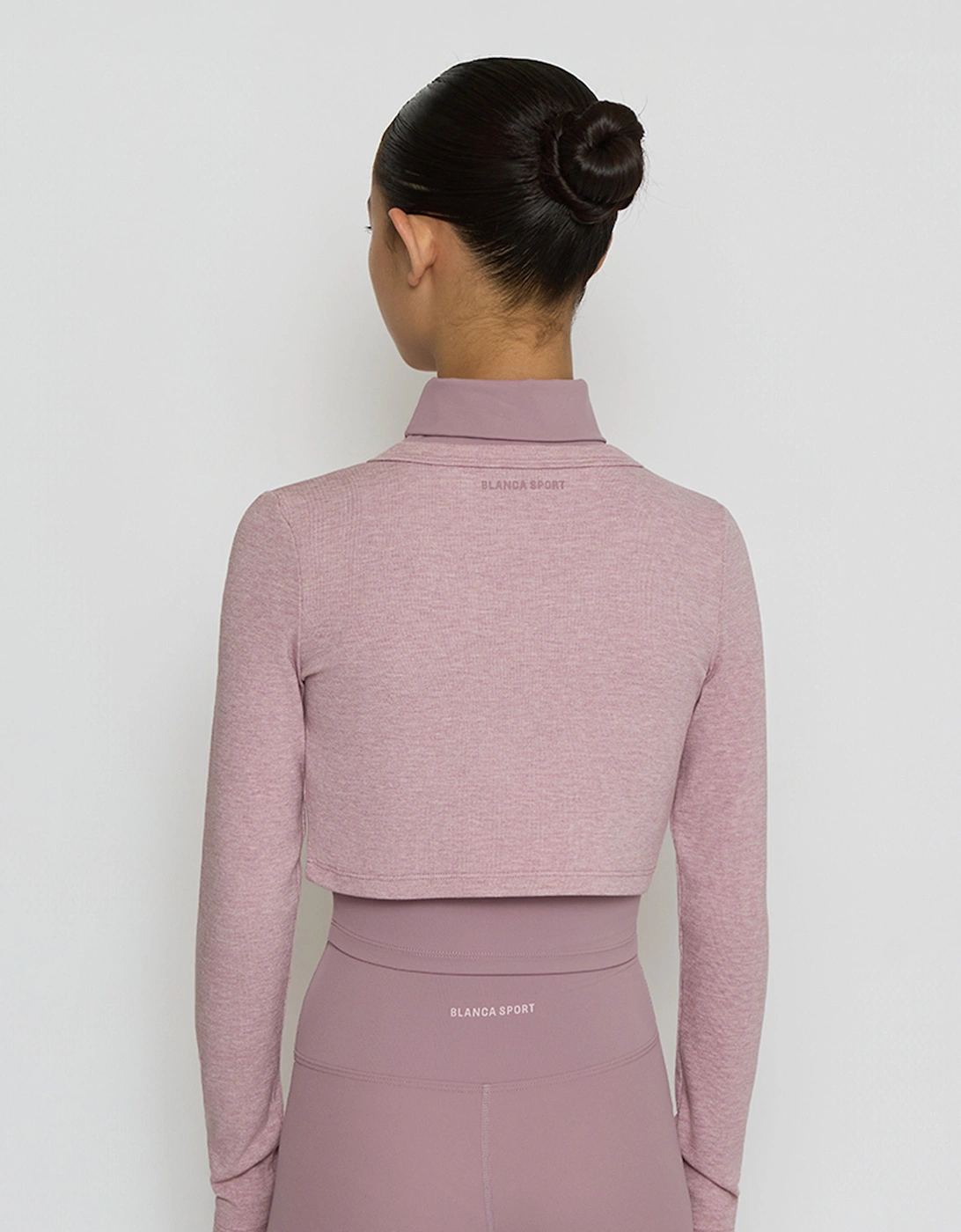 Girls Knitted Cropped Cardigan in Purple