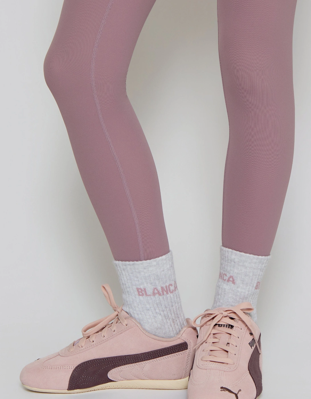 Blanca Sport Girls Logo Socks in Grey