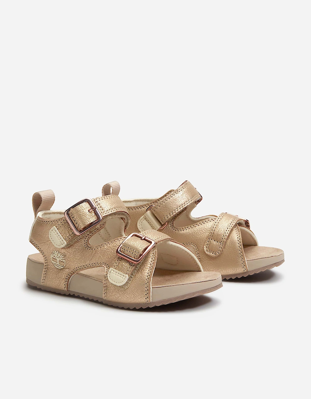 Girls Castle Island Backstrap Sandals in Pink