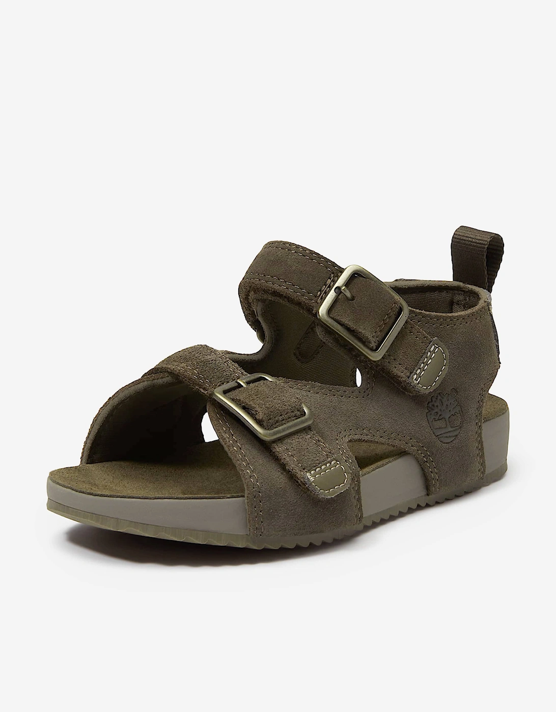 Kids Castle Island Backstrap Sandals in Brown