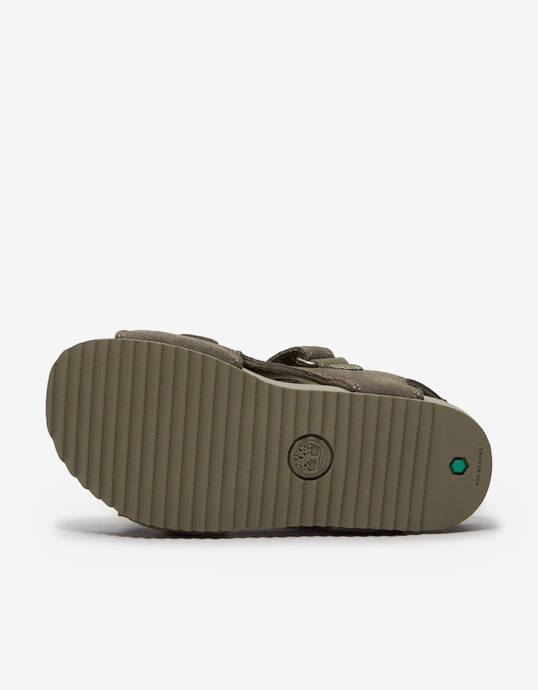 Kids Castle Island Backstrap Sandals in Brown