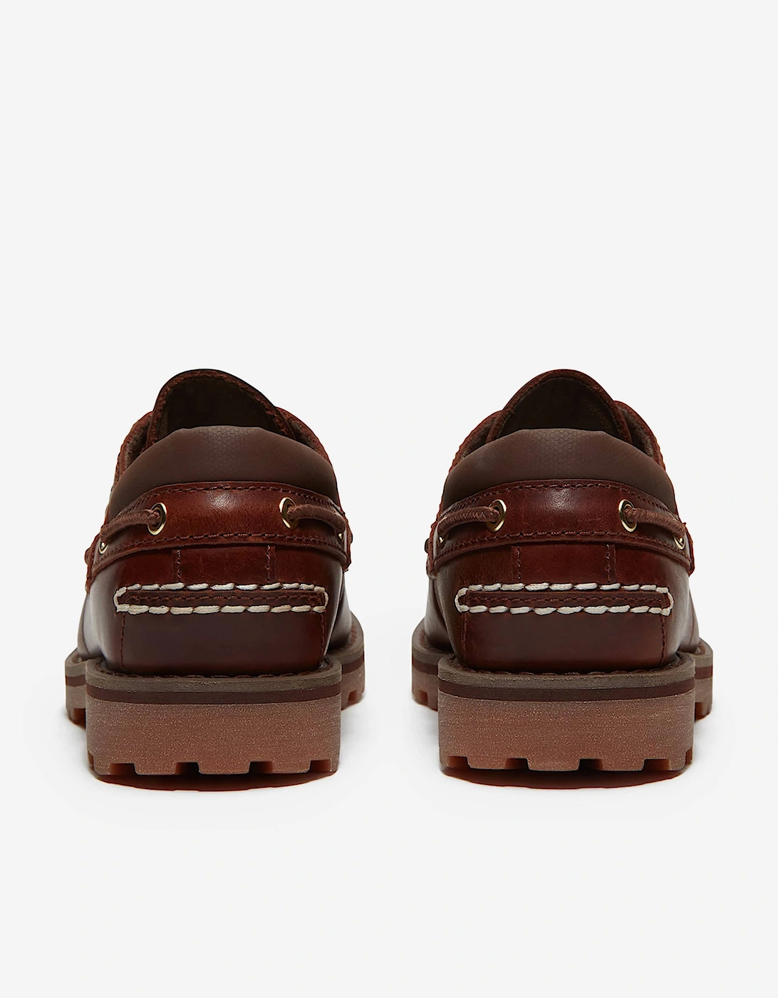 Boys Authentic Boat Shoe in Brown
