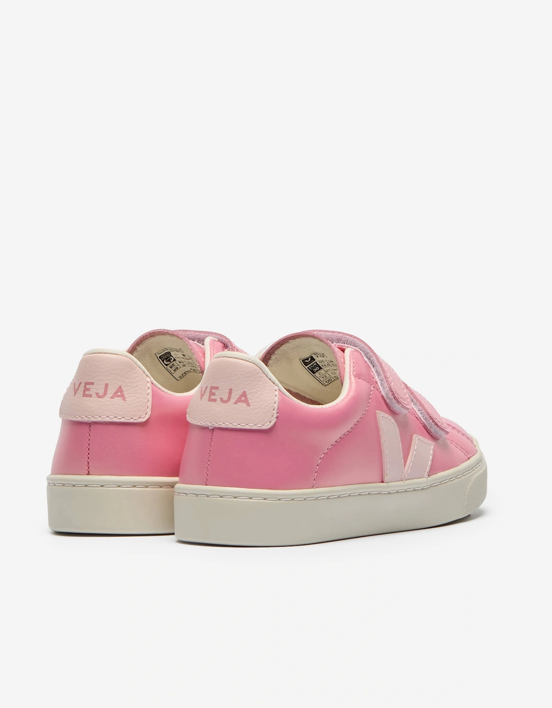 Girls Small Esplar Leather Trainers in Pink