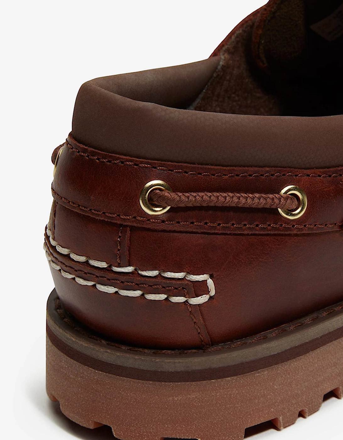 Boys Authentic Boat Shoe in Brown