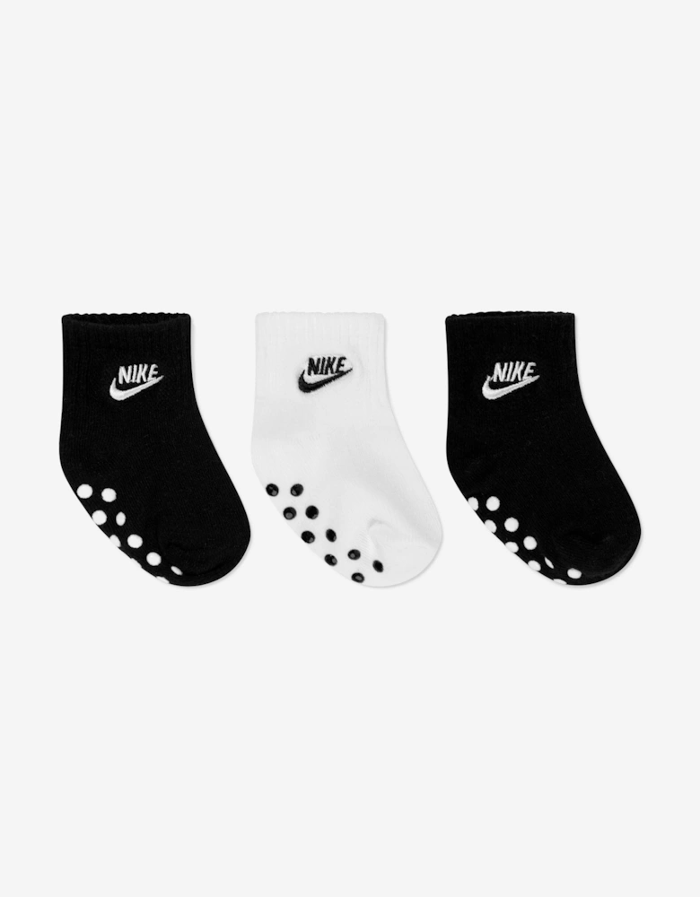 Boys Futura Gripper Socks in Black