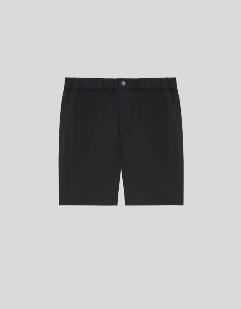 Cotton-Blend Twill Shorts