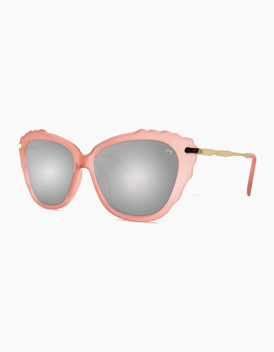 Monaco Ripple Edge Pink and gold frame Sunglasses RR25-2, 2 of 1