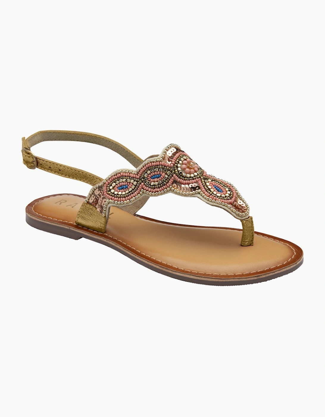 Batlow Womens Toe Post Sandals, 5 of 4