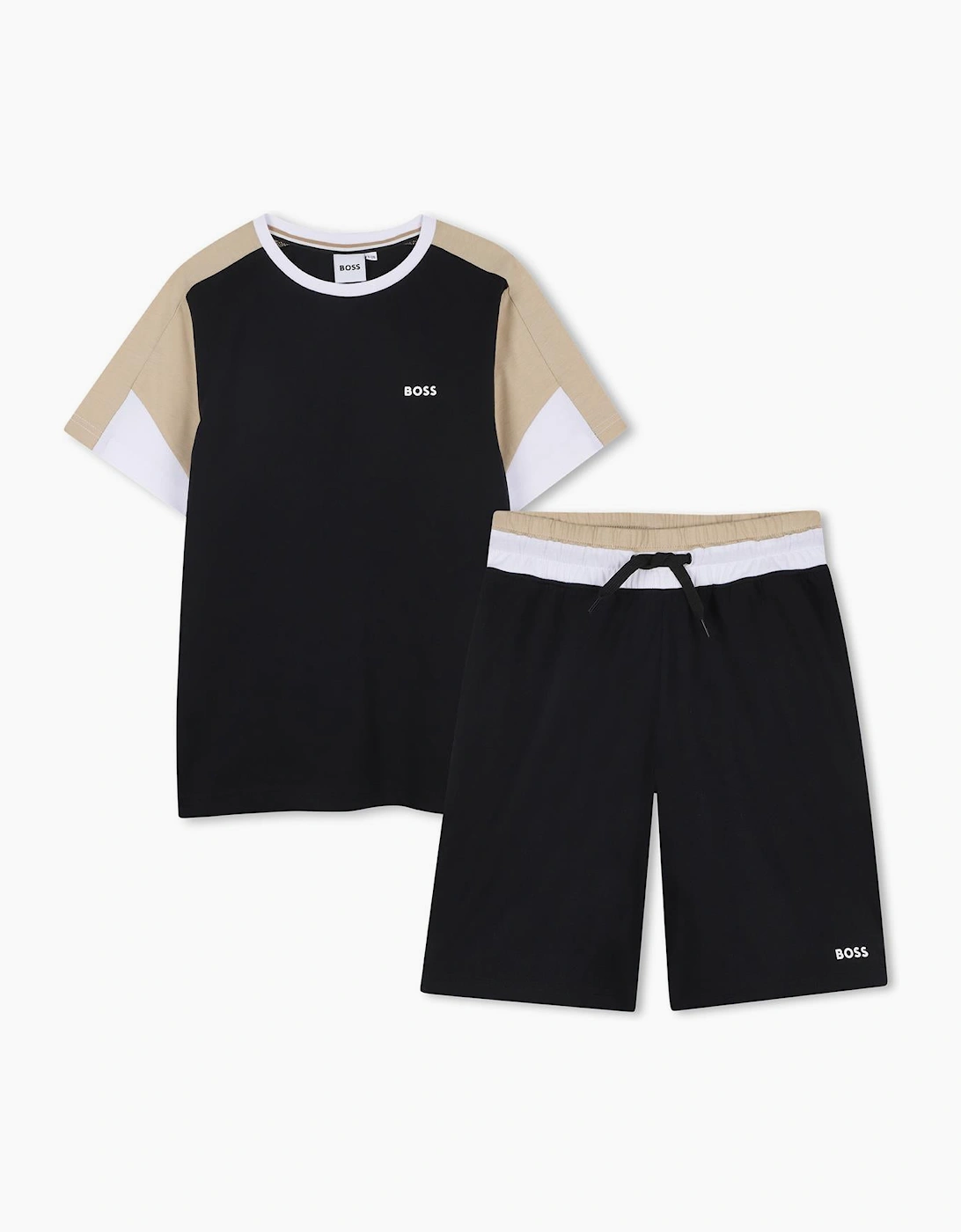 BOSS BOYS BLACK BERMUDA SHORTS SET J53006, 6 of 5
