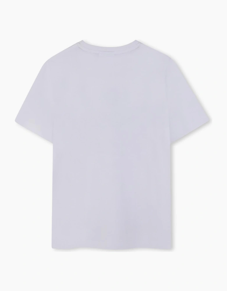 BOSS BOYS WHITE ENGLAND LOGO T SHIRT J53253