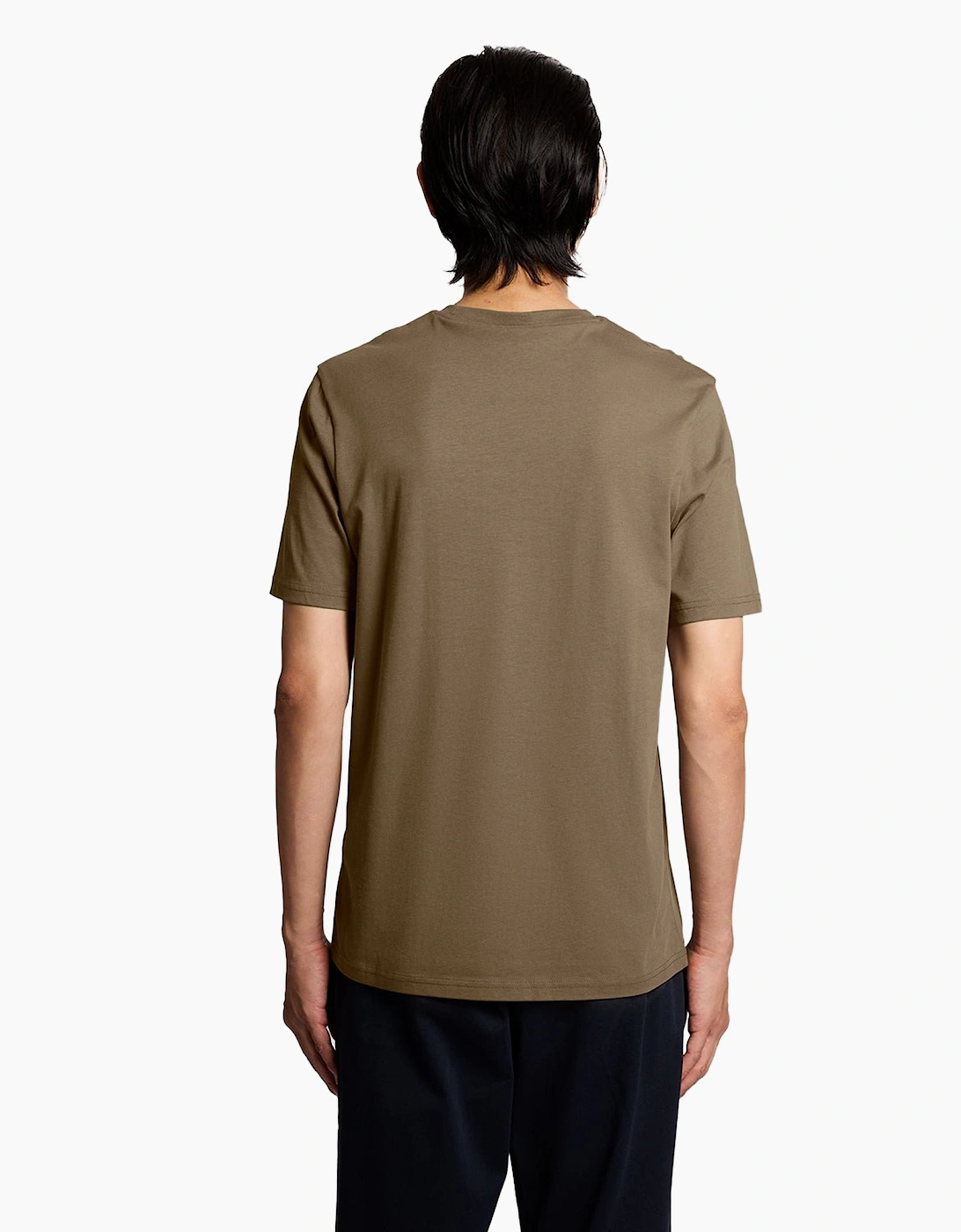 Lyle & Scott Plain T-Shirt Khaki Ash