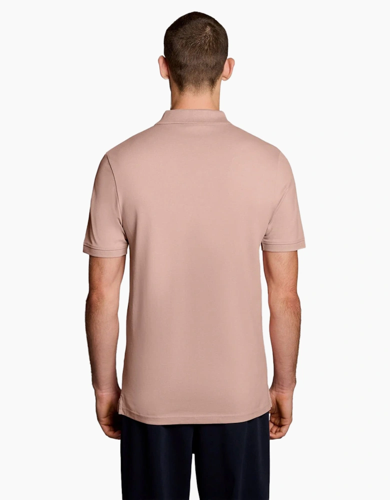 Lyle & Scott Plain Polo Shirt Pink Grapefruit
