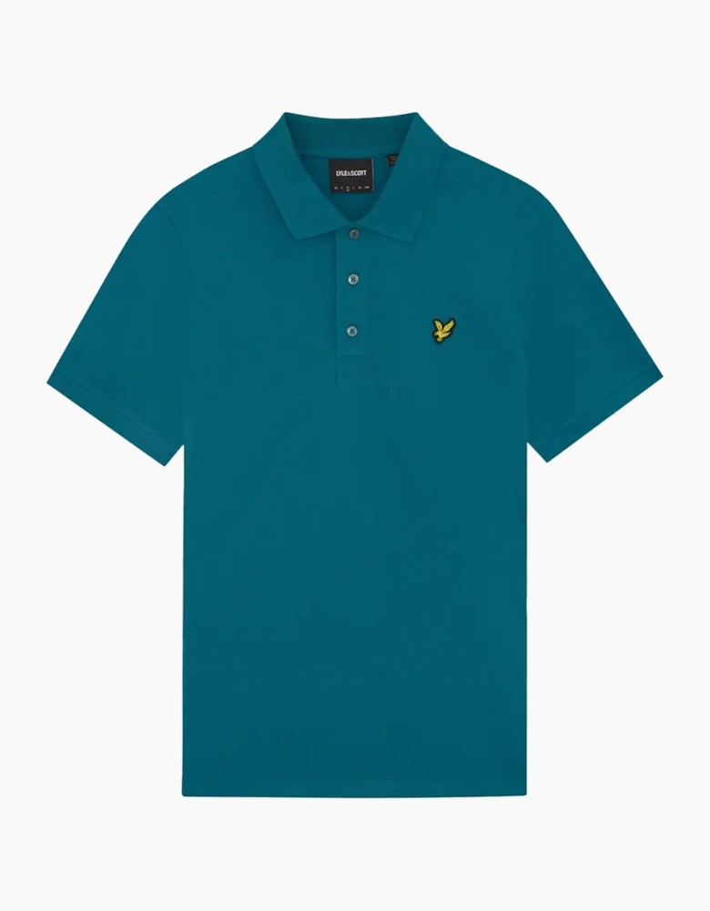 Lyle & Scott Plain Polo Shirt Lagoon
