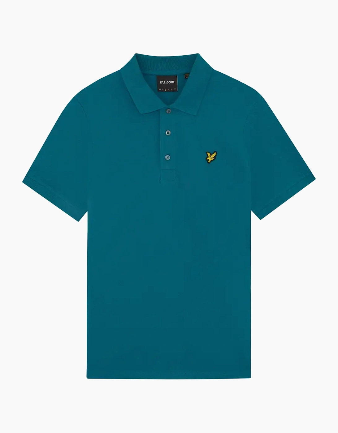 Lyle & Scott Plain Polo Shirt Lagoon, 2 of 1