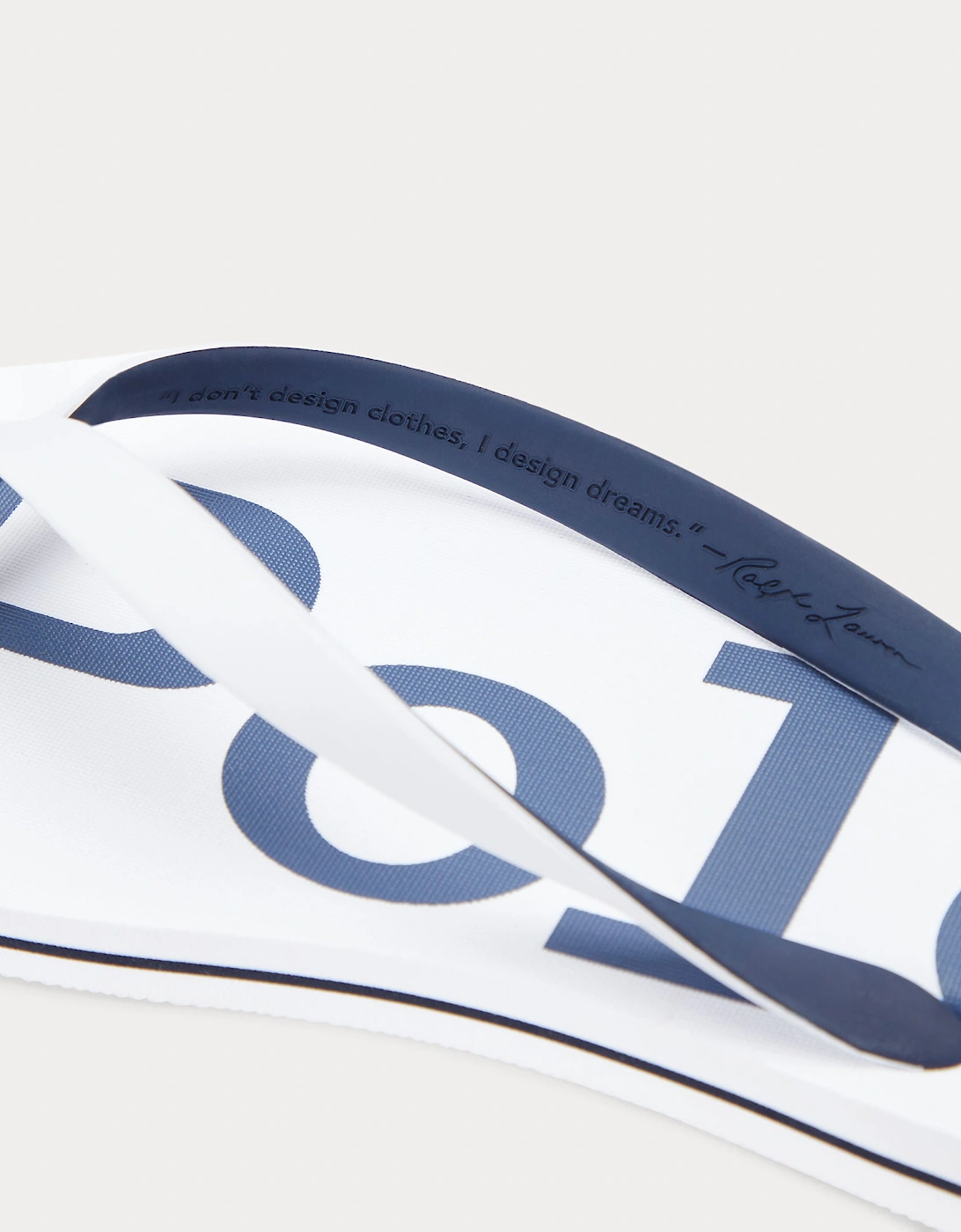 BOLT Mens Toe-Post Sandals White/Newport Navy, 5 of 4