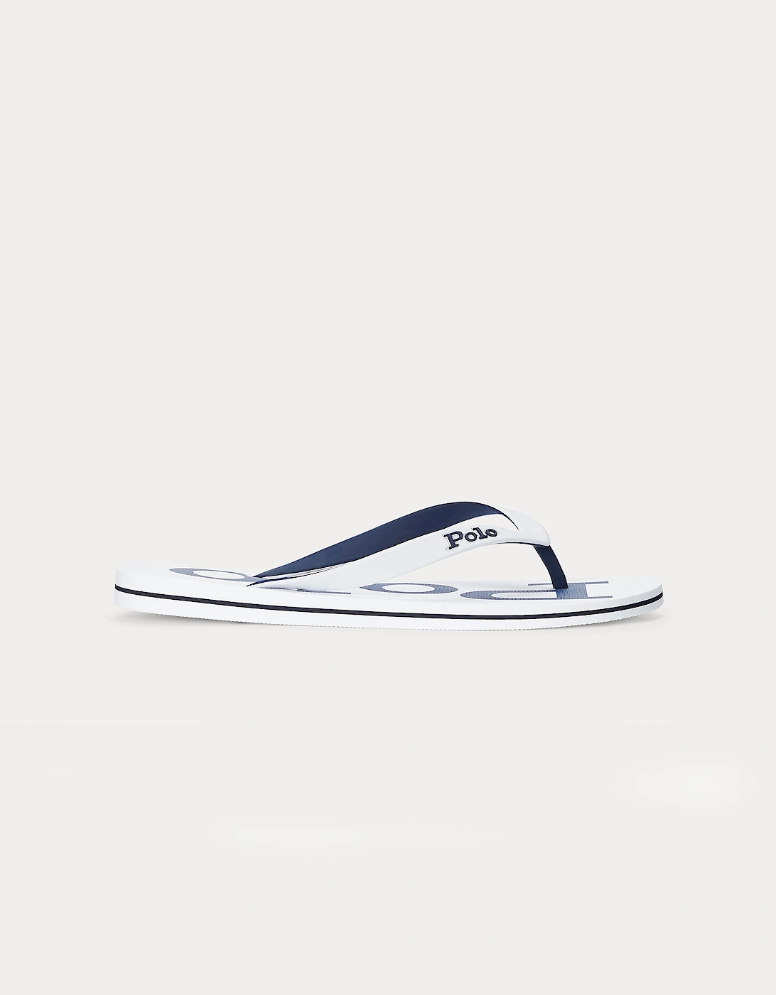 BOLT Mens Toe-Post Sandals White/Newport Navy