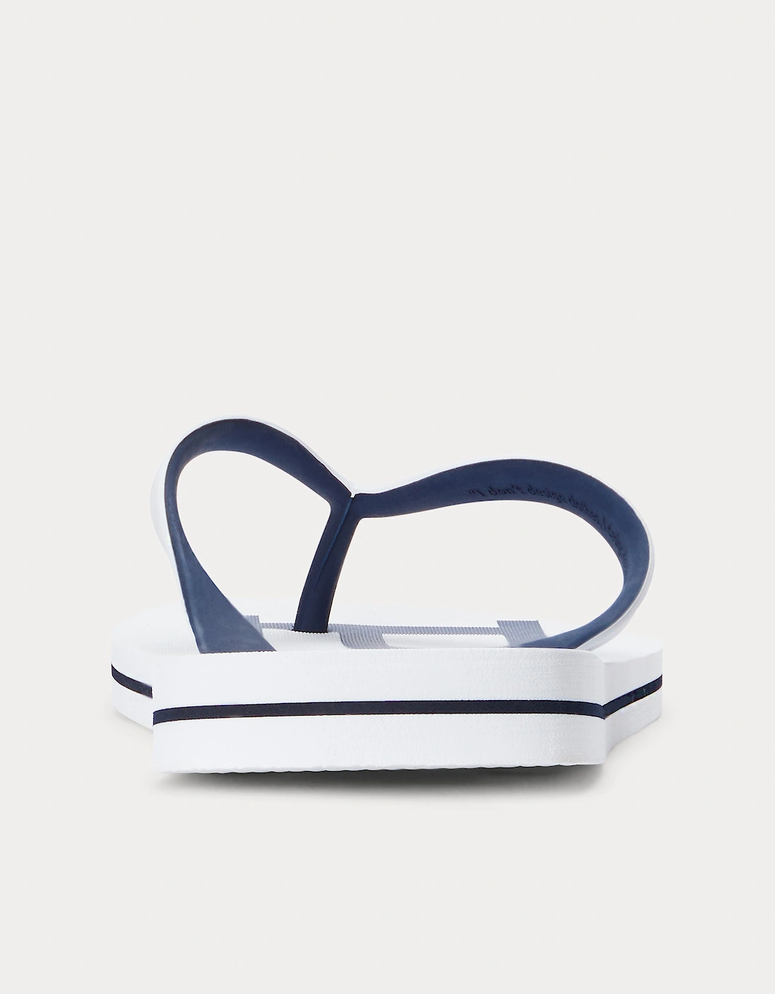 BOLT Mens Toe-Post Sandals White/Newport Navy