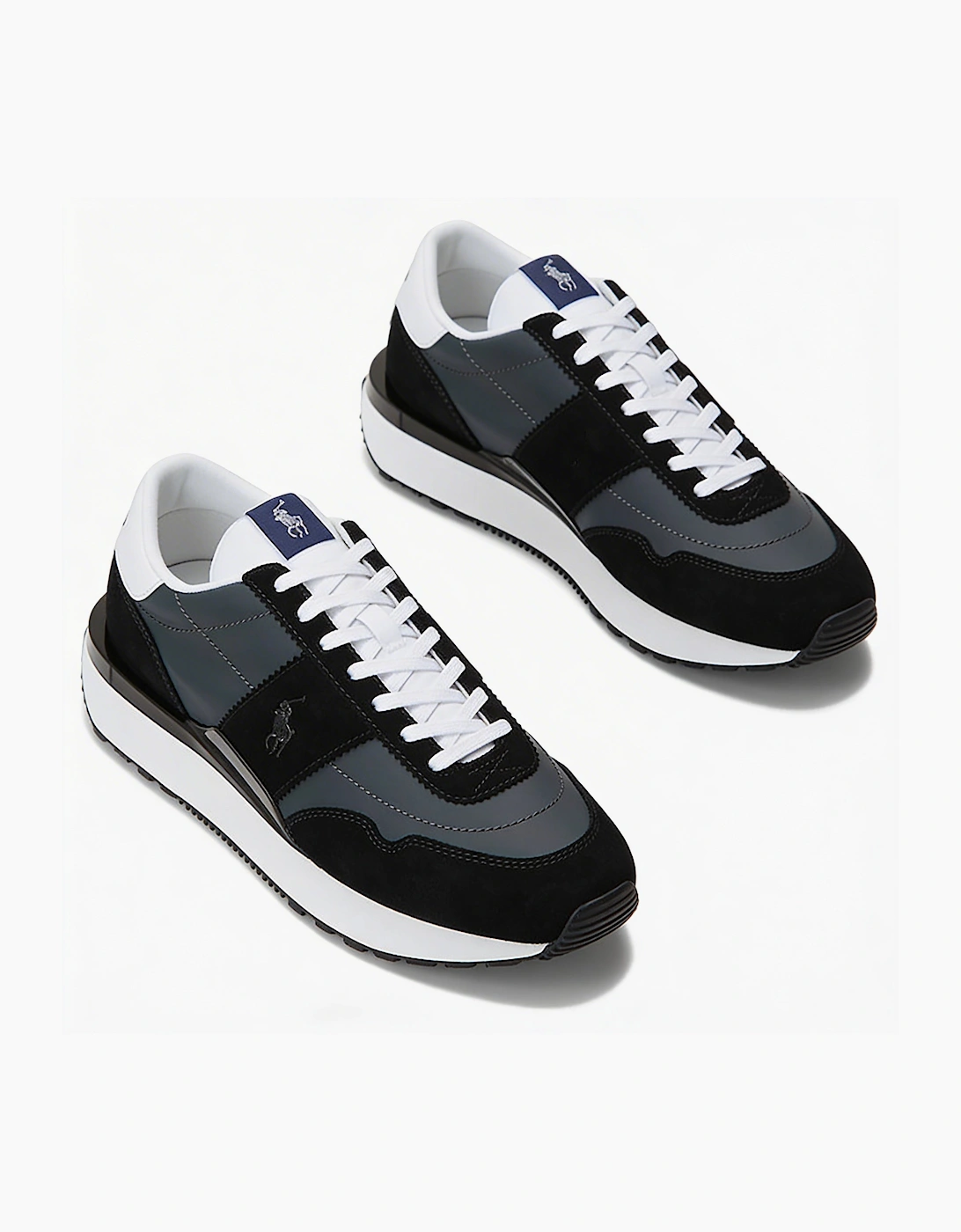 TRAIN 89 PP Mens Casual Trainers Reflective Black