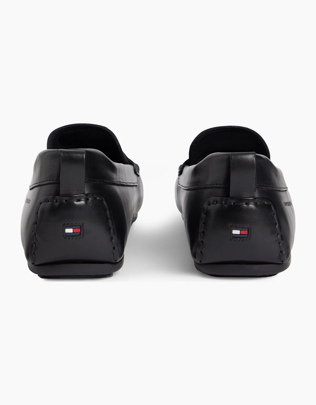 Tommy Hilfiger SCORE HILFIGER LEATHER Mens Driving Loafers Black
