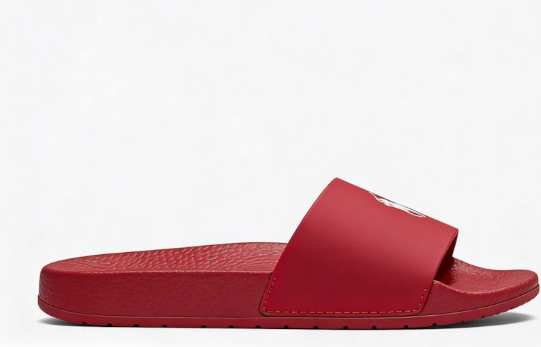 POLO SLIDE Mens Sliders Red/Deckwash White