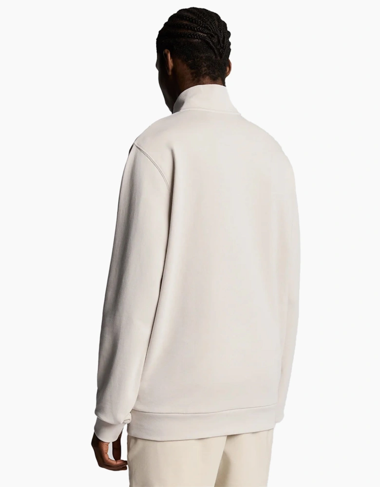 Lyle & Scott Cotton Loopback 1/4 Zip Sweatshirt Cove
