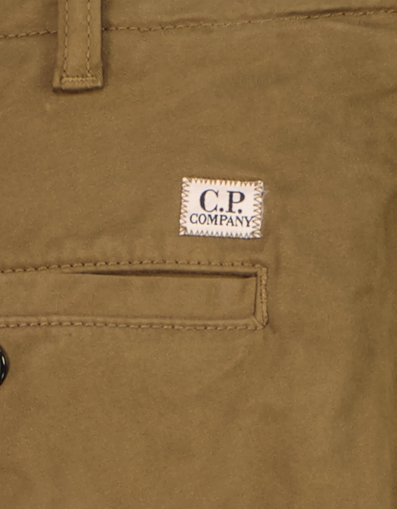 Stretch Satin Logo Patch Cargos