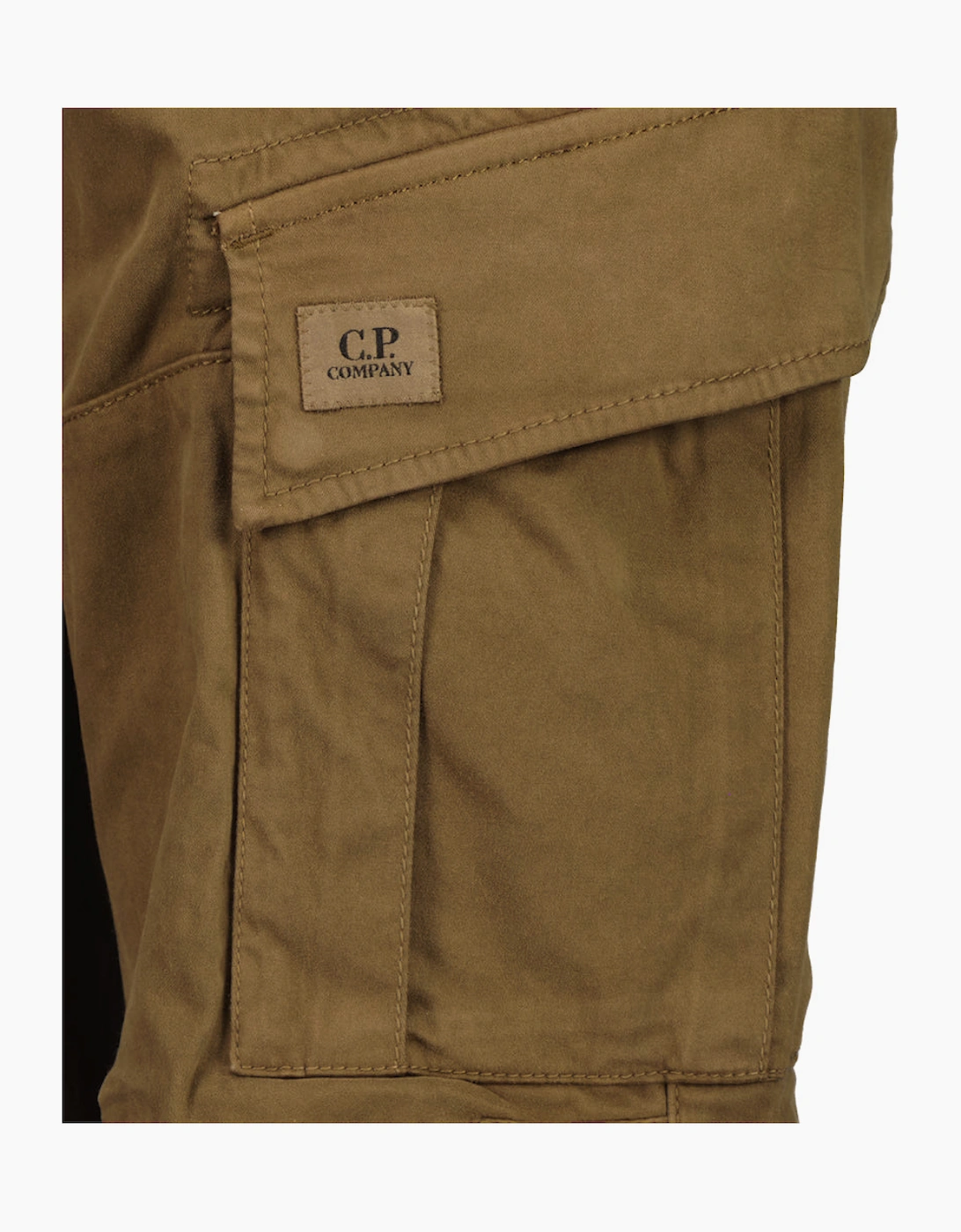 Stretch Satin Logo Patch Cargos