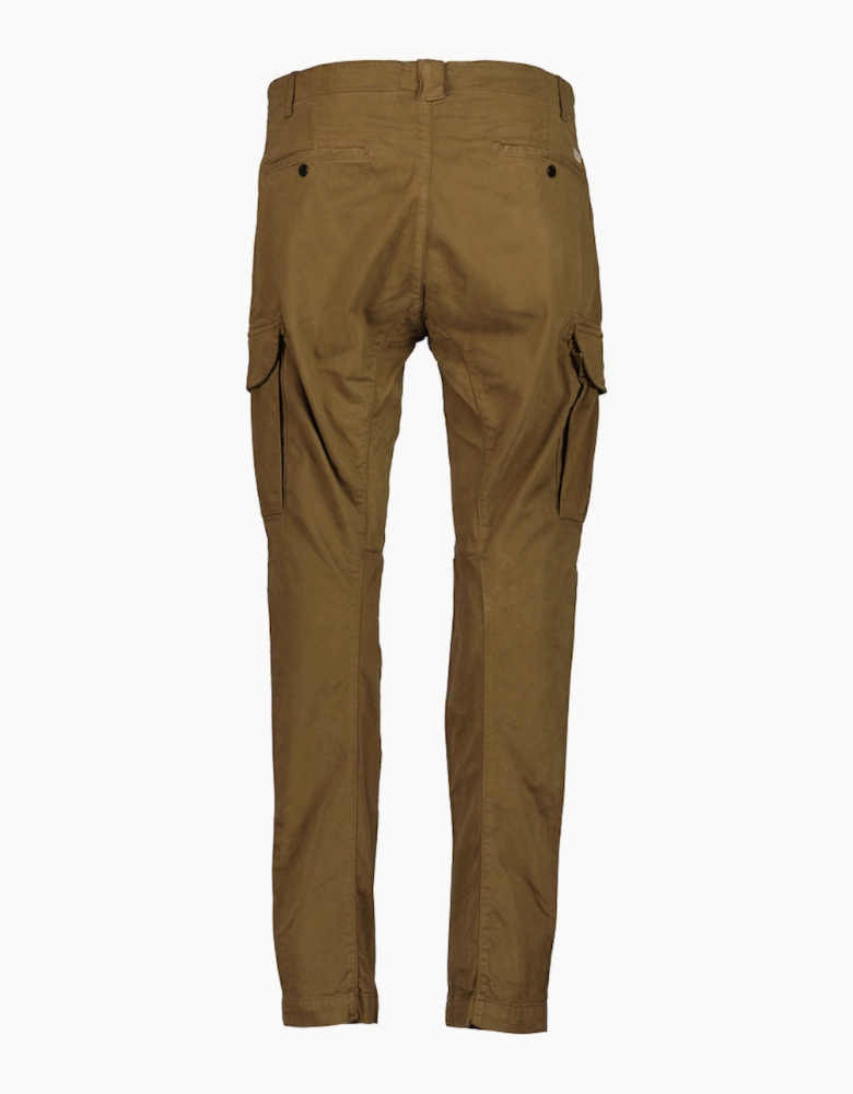 Stretch Satin Logo Patch Cargos