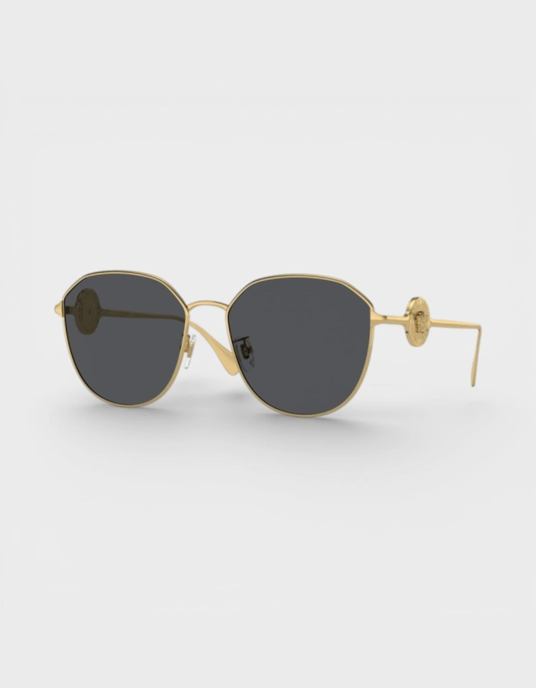 Medusa Metal Sunglasses Gold