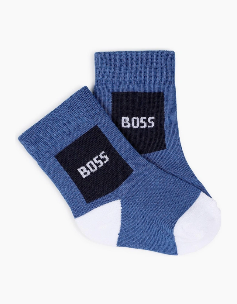 BOSS BABY/TODDLER WHITE SOCKS J53146